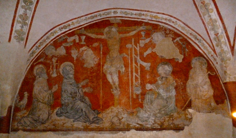 battistero, affreschi
