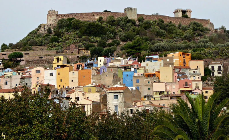 Bosa colored town