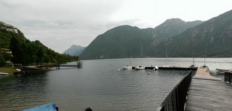 the Idro lake