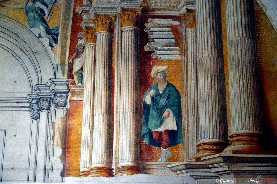 refettorio monastico, affresco del Correggio