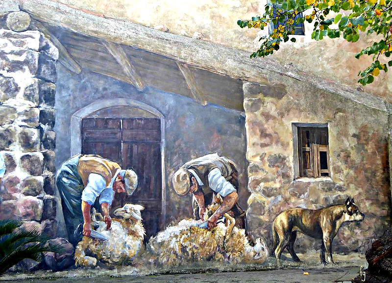 Tinnura, murales