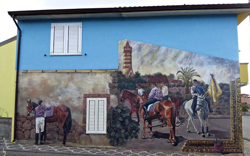 Tinnura, murales